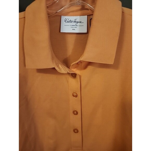 Women's Walter Hagen Clubhouse Short Sleeve Golf Polo 2xl NWT Cr60 Fresh Orange - Picture 2 of 4